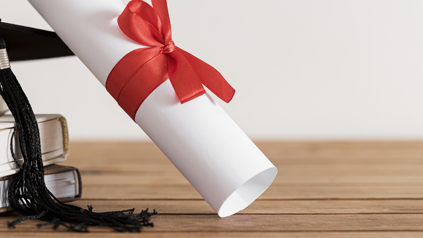 Clever student making notes at lesson